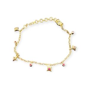 Ruby Star Bracelet